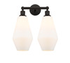 INNOVATIONS 616-2W-OB-G651-7 Cindyrella 2 16 inch Bath Vanity Light Oil Rubbed Bronze