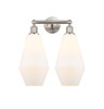 INNOVATIONS 616-2W-SN-G651-7 Cindyrella 2 16 inch Bath Vanity Light Satin Nickel