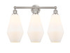 INNOVATIONS 616-3W-SN-G651-7 Cindyrella 3 25 inch Bath Vanity Light Satin Nickel