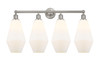 INNOVATIONS 616-4W-SN-G651-7 Cindyrella 4 34 inch Bath Vanity Light Satin Nickel