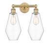 INNOVATIONS 616-2W-BB-G652-7 Cindyrella 2 16 inch Bath Vanity Light Brushed Brass