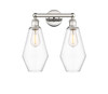 INNOVATIONS 616-2W-PN-G652-7 Cindyrella 2 16 inch Bath Vanity Light Polished Nickel