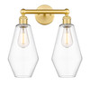 INNOVATIONS 616-2W-SG-G652-7 Cindyrella 2 16 inch Bath Vanity Light Satin Gold