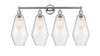 INNOVATIONS 616-4W-PC-G654-7 Cindyrella 4 34 inch Bath Vanity Light Polished Chrome