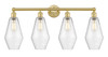 INNOVATIONS 616-4W-SG-G654-7 Cindyrella 4 34 inch Bath Vanity Light Satin Gold