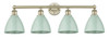 INNOVATIONS 616-4W-AB-MBD-75-SF Edison 4 34.5 inch Bath Vanity Light Antique Brass