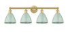 INNOVATIONS 616-4W-SG-MBD-75-SF Edison 4 34.5 inch Bath Vanity Light Satin Gold