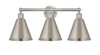 INNOVATIONS 616-3W-SN-MBC-8-SN Ballston Cone 3 26 inch Bath Vanity Light Satin Nickel