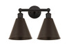 INNOVATIONS 616-2W-OB-MBC-8-OB Ballston Cone 2 17 inch Bath Vanity Light Oil Rubbed Bronze