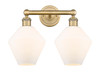 INNOVATIONS 616-2W-BB-G651-8 Cindyrella 2 17 inch Bath Vanity Light Brushed Brass