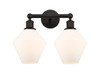 INNOVATIONS 616-2W-OB-G651-8 Cindyrella 2 17 inch Bath Vanity Light Oil Rubbed Bronze