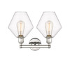 INNOVATIONS 616-2W-PN-G652-8 Cindyrella 2 17 inch Bath Vanity Light Polished Nickel