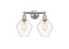 INNOVATIONS 616-2W-SN-G652-8 Cindyrella 2 17 inch Bath Vanity Light Satin Nickel