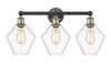 INNOVATIONS 616-3W-BAB-G652-8 Cindyrella 3 26 inch Bath Vanity Light Black Antique Brass