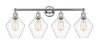 INNOVATIONS 616-4W-PC-G652-8 Cindyrella 4 35 inch Bath Vanity Light Polished Chrome