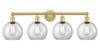 INNOVATIONS 616-4W-SG-G122-8 Athens 4 35 inch Bath Vanity Light Satin Gold