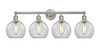 INNOVATIONS 616-4W-SN-G122-8 Athens 4 35 inch Bath Vanity Light Satin Nickel