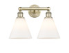 INNOVATIONS 616-2W-AB-GBC-81 Berkshire 2 17 inch Bath Vanity Light Antique Brass