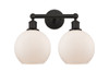 INNOVATIONS 616-2W-OB-G121-8 Athens 2 17 inch Bath Vanity Light Oil Rubbed Bronze