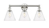 INNOVATIONS 616-3W-PN-GBC-84 Berkshire 3 26 inch Bath Vanity Light Polished Nickel