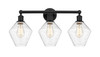 INNOVATIONS 616-3W-BK-G654-8 Cindyrella 3 26 inch Bath Vanity Light Matte Black