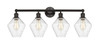 INNOVATIONS 616-4W-OB-G654-8 Cindyrella 4 35 inch Bath Vanity Light Oil Rubbed Bronze