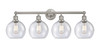 INNOVATIONS 616-4W-SN-G124-8 Athens 4 35 inch Bath Vanity Light Satin Nickel