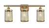 INNOVATIONS 516-3W-BB-M18-BB Nestbrook 3 26 inch Bath Vanity Light Brushed Brass