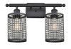 INNOVATIONS 516-2W-BK-M18-BK Nestbrook 2 16 inch Bath Vanity Light Matte Black