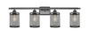 INNOVATIONS 516-4W-BK-M18-BK Nestbrook 4 36 inch Bath Vanity Light Matte Black