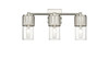 INNOVATIONS 428-3W-SN-G428-7CL Bolivar 3 20.5 inch Bath Vanity Light Satin Nickel
