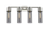 INNOVATIONS 428-4W-PN-G428-12SM Bolivar 4 31 inch Bath Vanity Light Polished Nickel