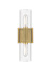 INNOVATIONS 428-2WL-BB-G428-7SDY Bolivar 2 5 inch Bath Vanity Light Brushed Brass