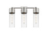 INNOVATIONS 428-3W-PN-G428-12SDY Bolivar 3 20.5 inch Bath Vanity Light Polished Nickel