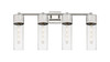 INNOVATIONS 428-4W-SN-G428-12SDY Bolivar 4 31 inch Bath Vanity Light Satin Nickel