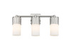 INNOVATIONS 428-3W-SN-G428-7WH Bolivar 3 20.5 inch Bath Vanity Light Satin Nickel
