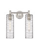 INNOVATIONS 434-2W-SN-G434-12DE Crown Point 2 13.875 inch Bath Vanity Light Satin Nickel