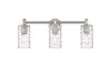 INNOVATIONS 434-3W-SN-G434-7DE Crown Point 3 23.875 inch Bath Vanity Light Satin Nickel
