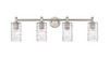 INNOVATIONS 434-4W-SN-G434-7DE Crown Point 4 33.875 inch Bath Vanity Light Satin Nickel