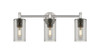 INNOVATIONS 434-3W-SN-G434-7SM Crown Point 3 23.875 inch Bath Vanity Light Satin Nickel