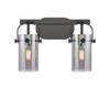 INNOVATIONS 423-2W-BK-G423-7SM Pilaster II Cylinder 2 15 inch Bath Vanity Light Matte Black