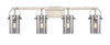 INNOVATIONS 423-4W-SN-G423-7SM Pilaster II Cylinder 4 35 inch Bath Vanity Light Satin Nickel