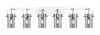 INNOVATIONS 423-6W-PC-G423-7SM Pilaster II Cylinder 6 44 inch Bath Vanity Light Polished Chrome