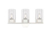INNOVATIONS 427-3W-PN-G427-9CL Claverack 3 21.75 inch Bath Vanity Light Polished Nickel