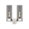 INNOVATIONS 427-2W-SN-G427-14SM Claverack 2 13 inch Bath Vanity Light Satin Nickel