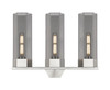 INNOVATIONS 427-3W-SN-G427-14SM Claverack 3 21.75 inch Bath Vanity Light Satin Nickel