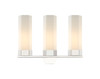 INNOVATIONS 427-3W-PN-G427-14WH Claverack 3 21.75 inch Bath Vanity Light Polished Nickel
