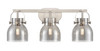 INNOVATIONS 423-3W-SN-G412-6SM Pilaster II Bell 3 27 inch Bath Vanity Light Satin Nickel