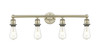 INNOVATIONS 616-4W-AB Edison 4 27 inch Bath Vanity Light Antique Brass