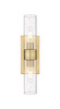 INNOVATIONS 617-2W-BB-G617-8SDY Boreas 2 18 inch Bath Vanity Light Brushed Brass
